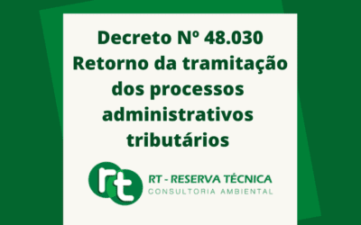 Decreto Nº 48.030  retorno da tramitação dos processos administrativos tributários