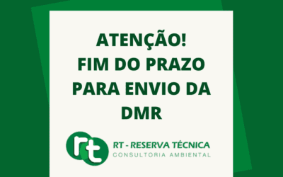 FIM DO PRAZO PARA ENVIO DA DMR